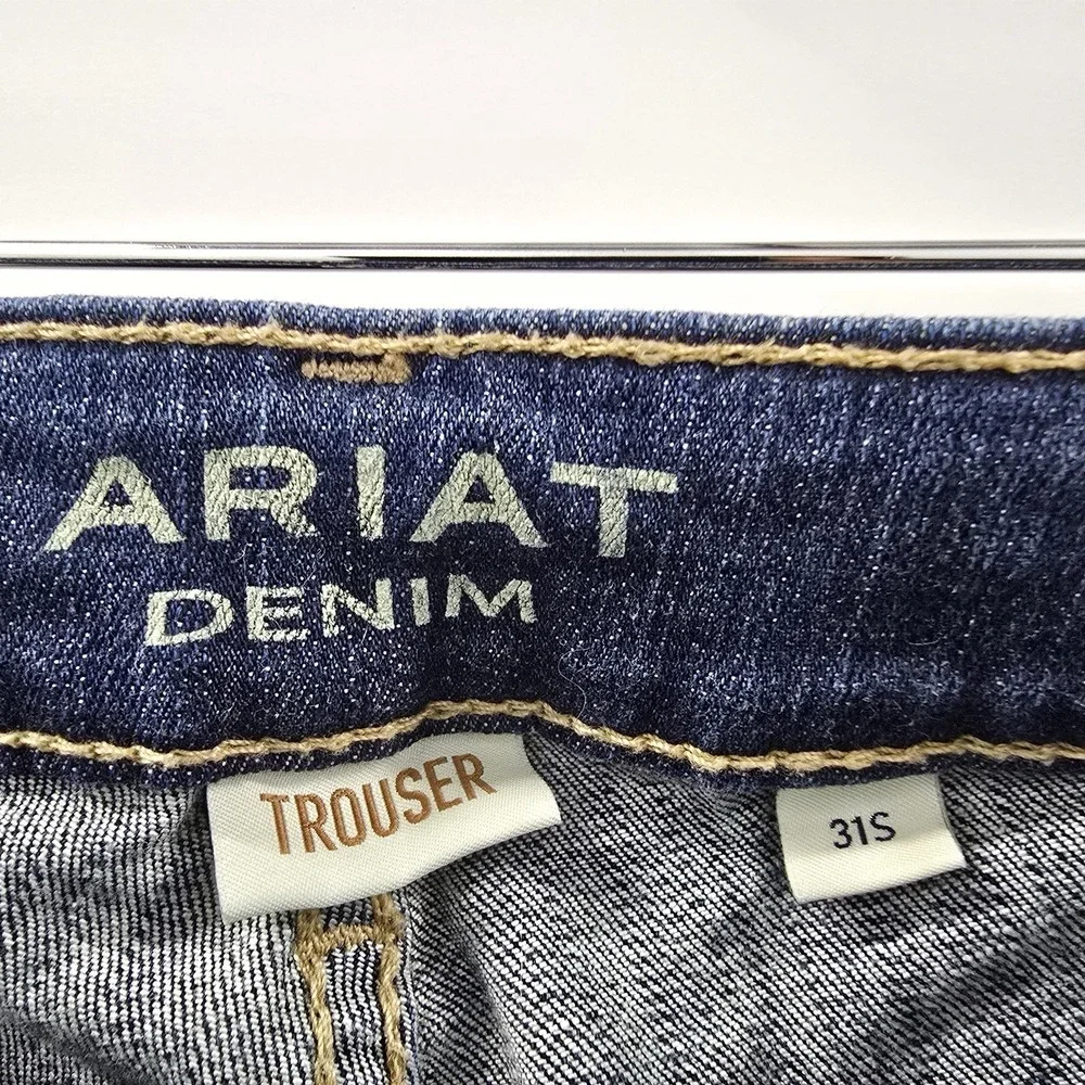 Ariat Denim Trouser Jeans Women's 32x27 Dark Wash Bootcut Stretch Western